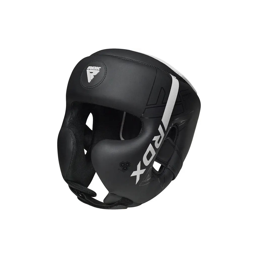 Боксерський шолом RDX F6 KARA Matte White XL (HGR-F6MW-XL) - зображення 3
