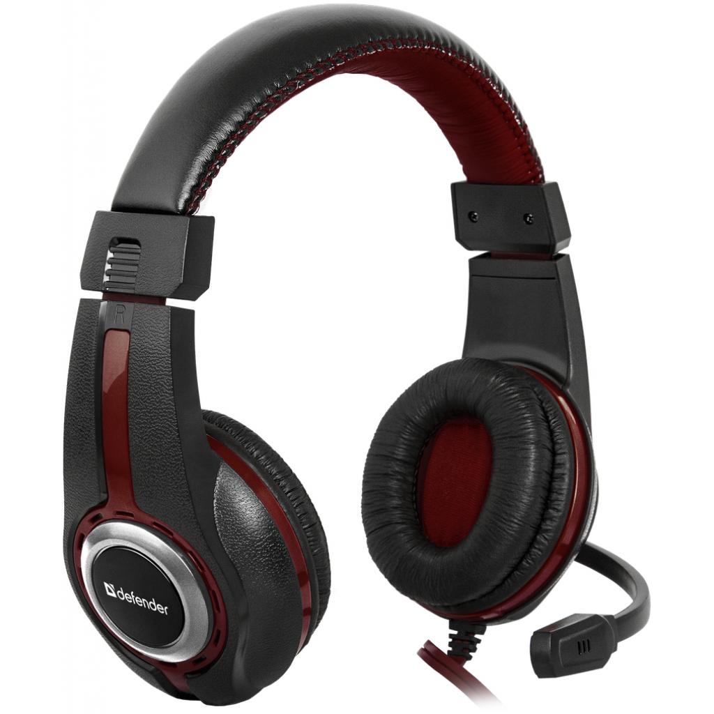 Навушники Defender Warhead G-185 Black-Red (64106) - зображення 2