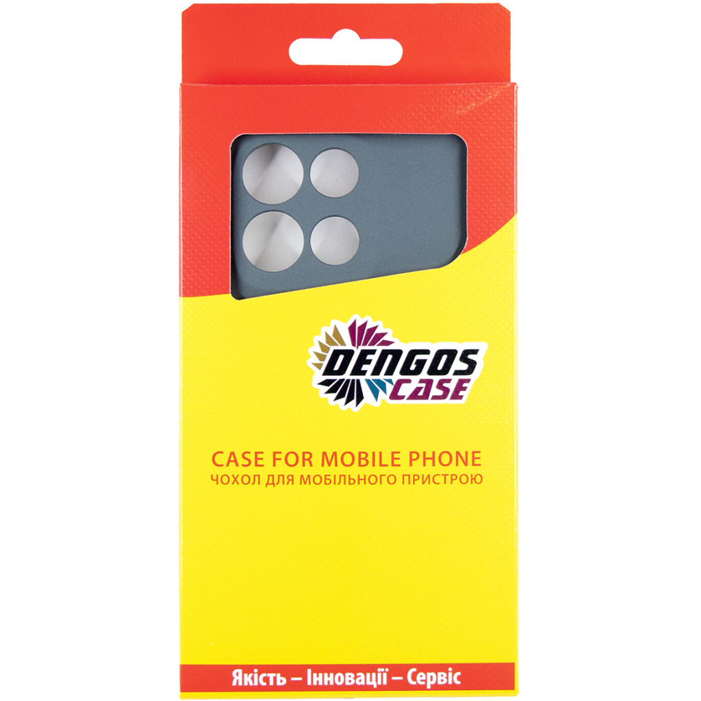 Чохол до мобільного телефона Dengos Motorola G15/G15 Power Carbon + glass (Grey) (DG-KM-147) - зображення 4