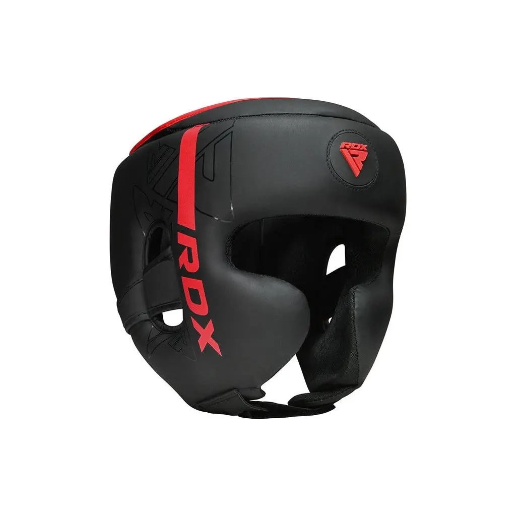 Боксерський шолом RDX F6 KARA Matte Red XL (HGR-F6MR-XL) - зображення 2