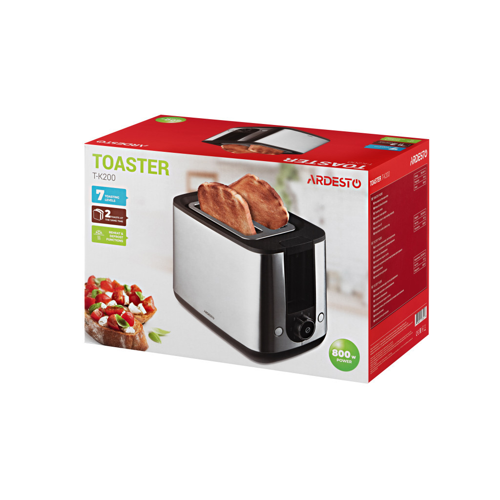 Тостер Ardesto T-K200 - зображення 3