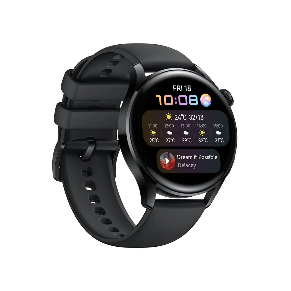 Смарт-годинник Huawei Watch 3 Black (55026820) - зображення 3