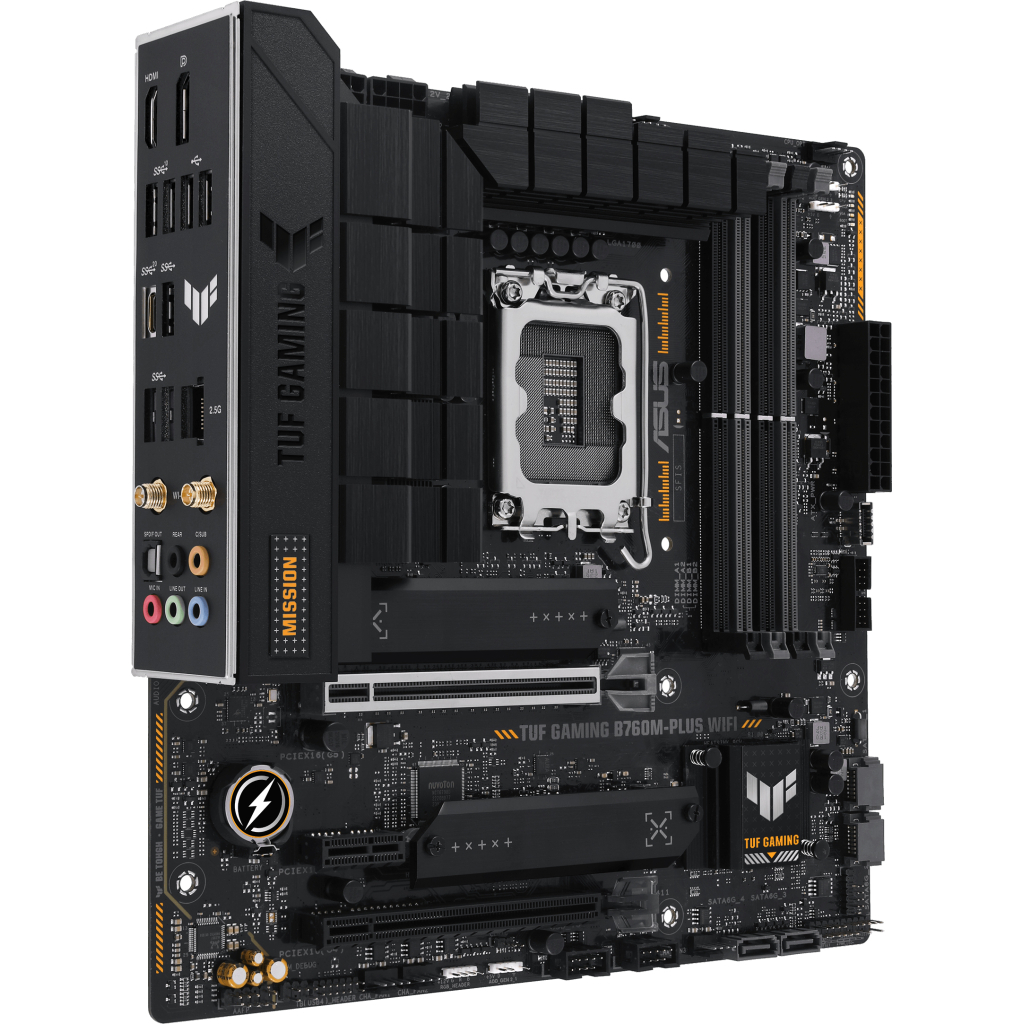 Материнська плата ASUS TUF GAMING B760M-PLUS WIFI - зображення 2