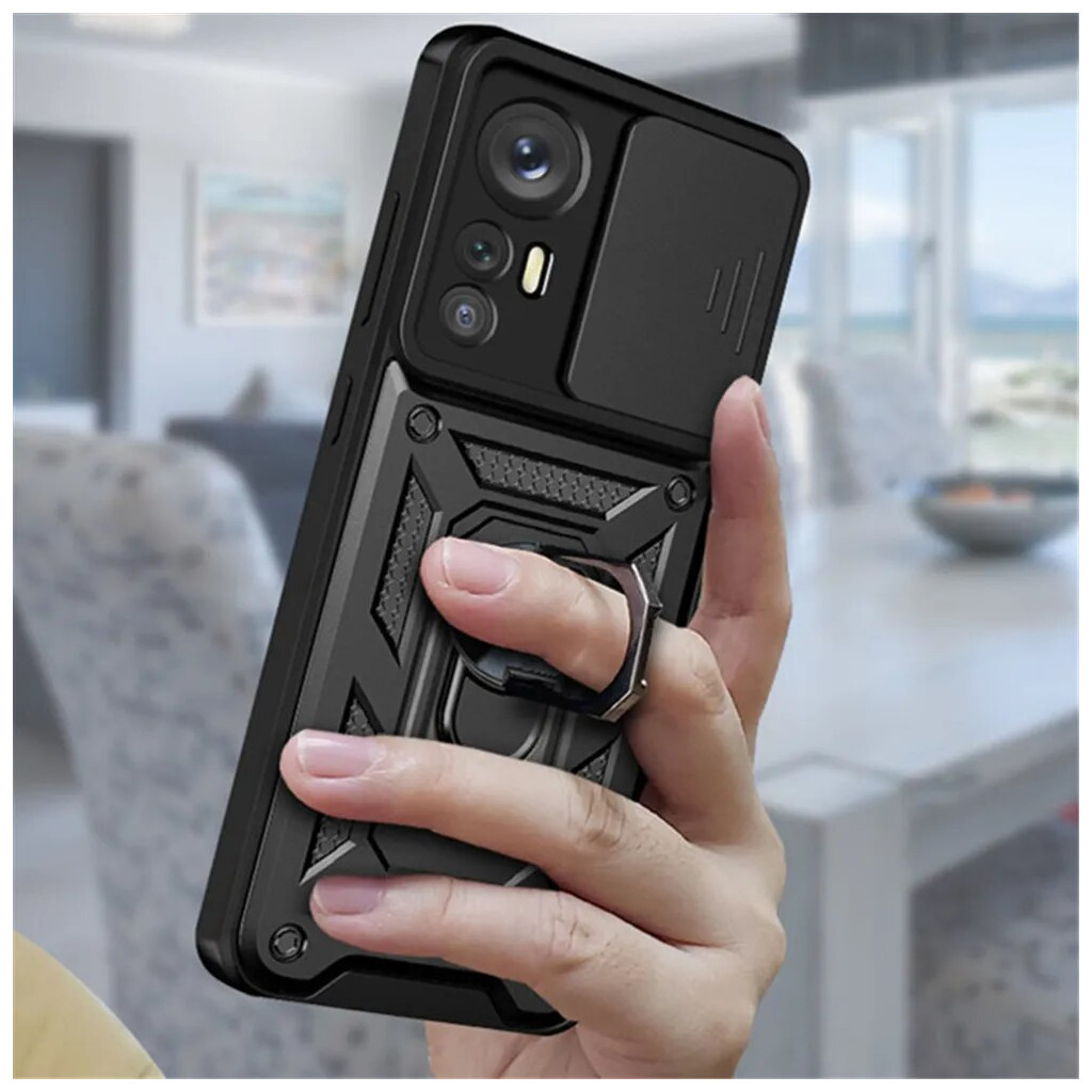 Чохол до мобільного телефона BeCover Military Xiaomi 12 5G Black (710019) - зображення 6