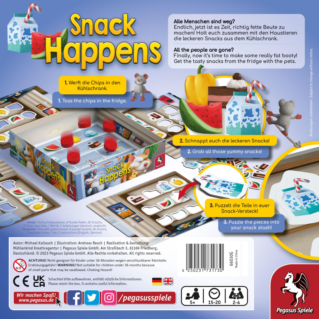 Настільна гра Pegasus Spiele Snack Happens (англ.) (PS218) - зображення 7