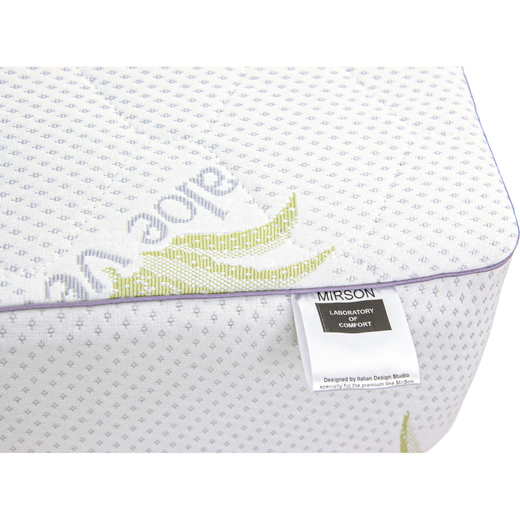 Наматрацник MirSon №1004 Alberto Eco Aloe Vera 60х120 см (2200001489769) - зображення 5