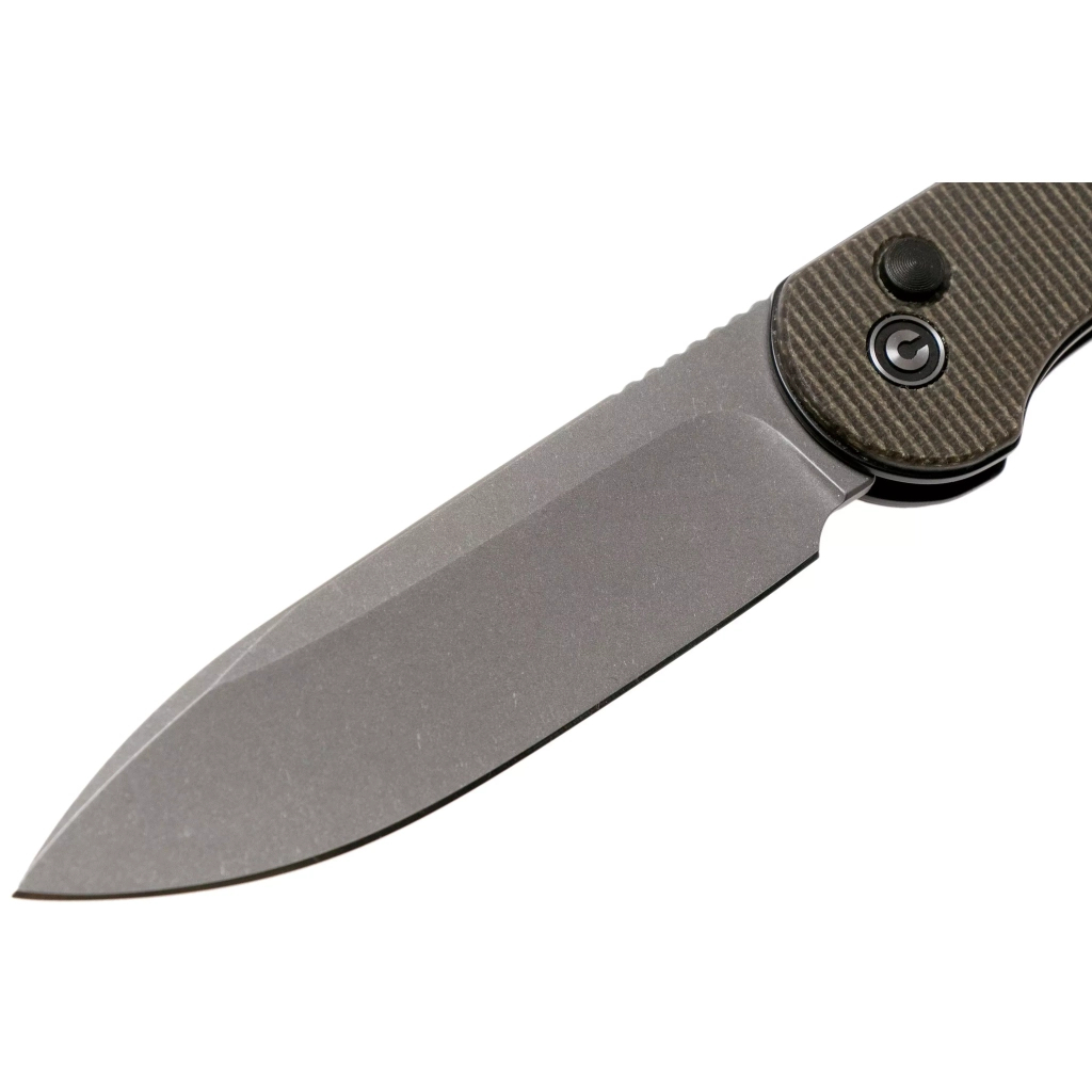 Ніж Civivi Button Lock Elementum Dark Green Micarta (C2103C) - зображення 3