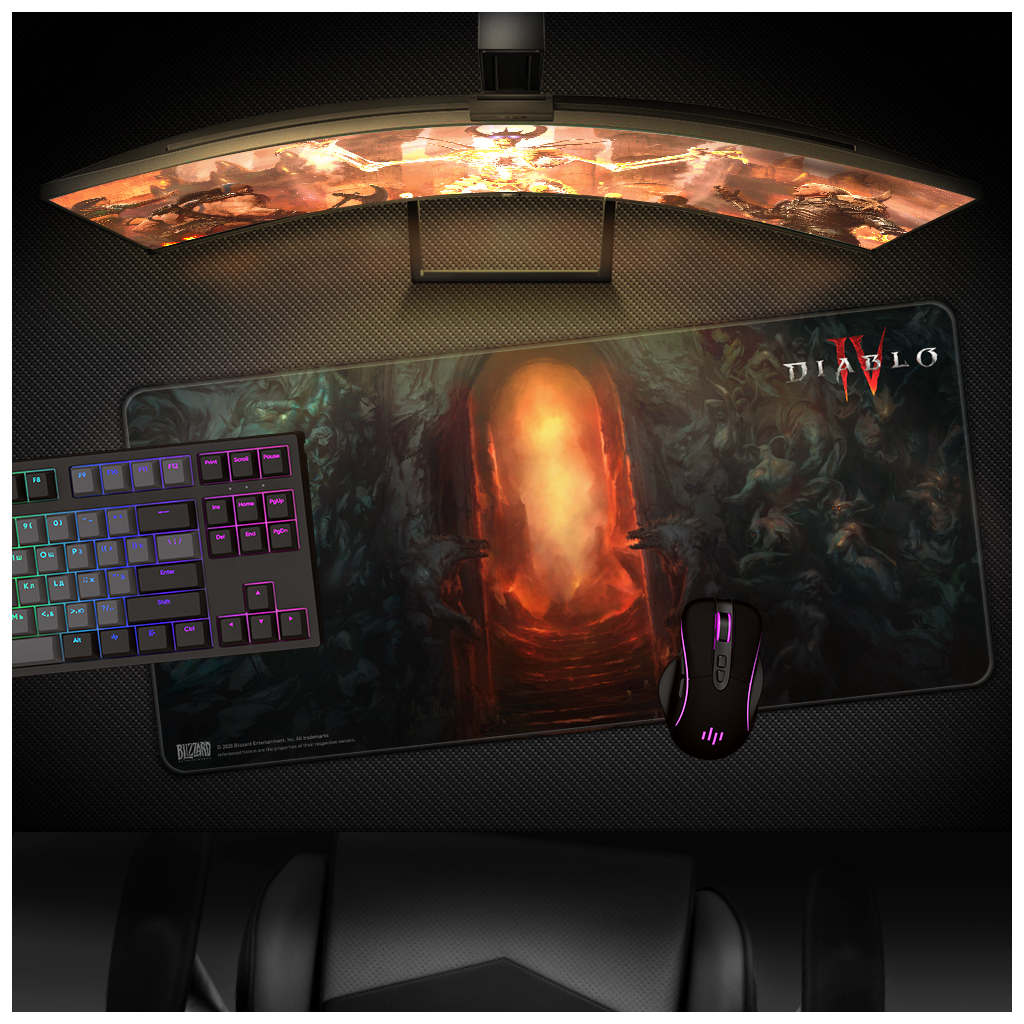 Килимок для мишки Blizzard Diablo IV Gate of Hell XL (FBLMPD4HELLGT21XL) - зображення 3