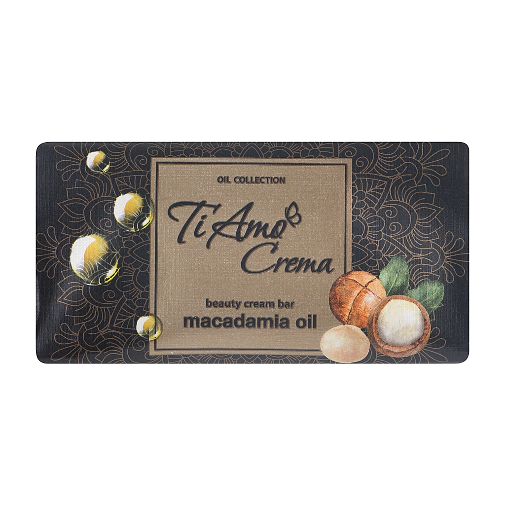 Тверде мило Ti Amo Crema з олією макадамії 125 г (4820195508091) - изображение 1