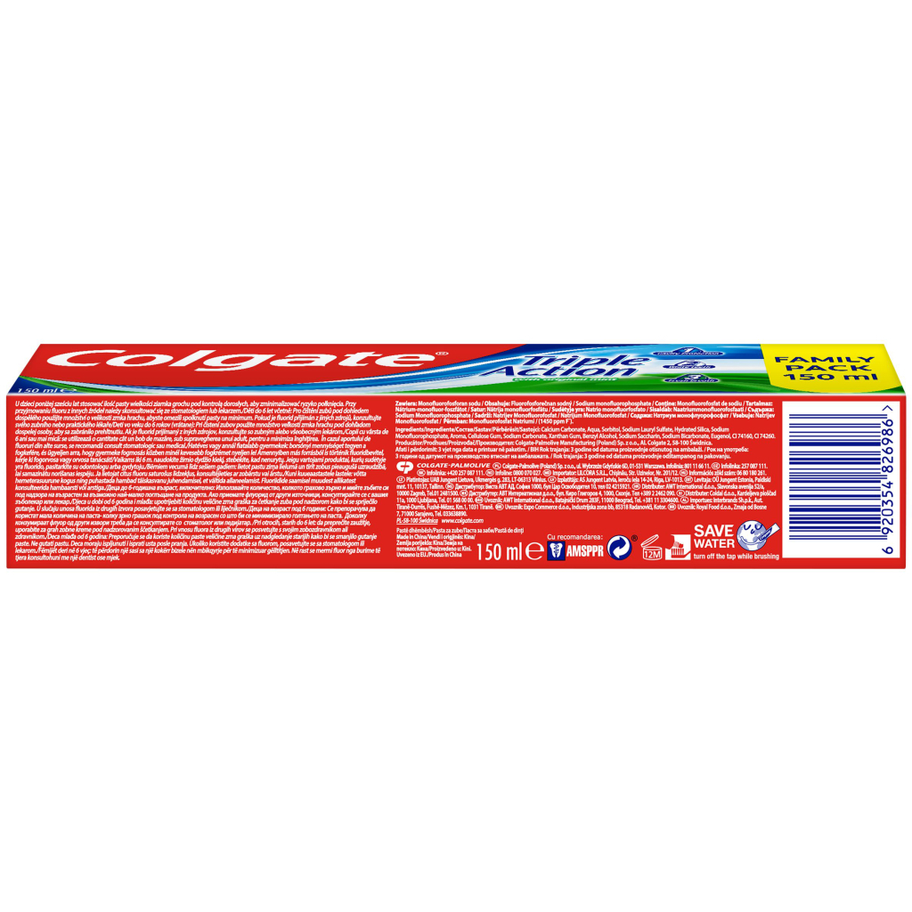 Зубна паста Colgate Потрійна Дія 150 мл (6920354826986) - зображення 3