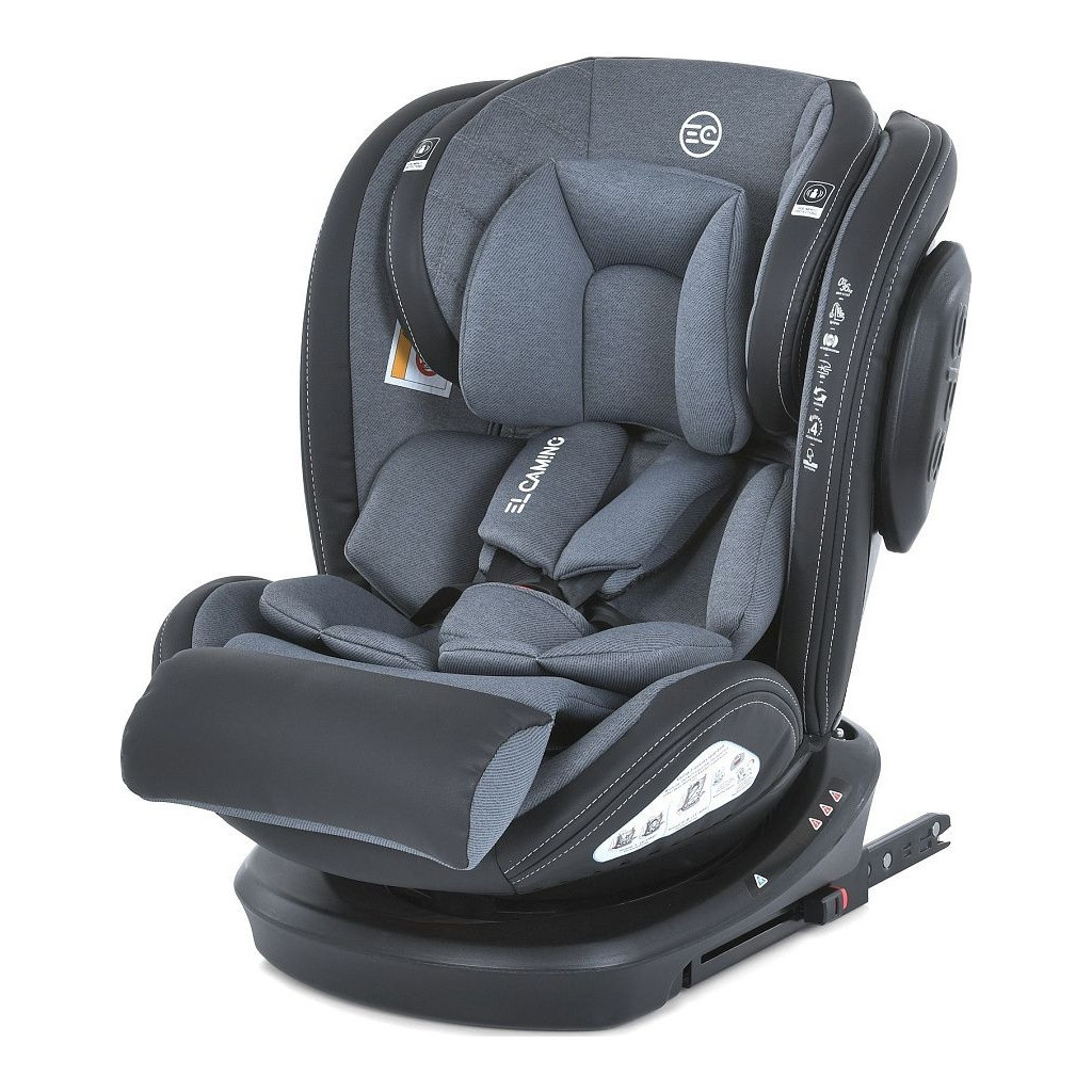 Автокрісло El Camino ME 1045-1 Evolution 2 360 Isofix Royal dark gray 0-36 кг - зображення 1