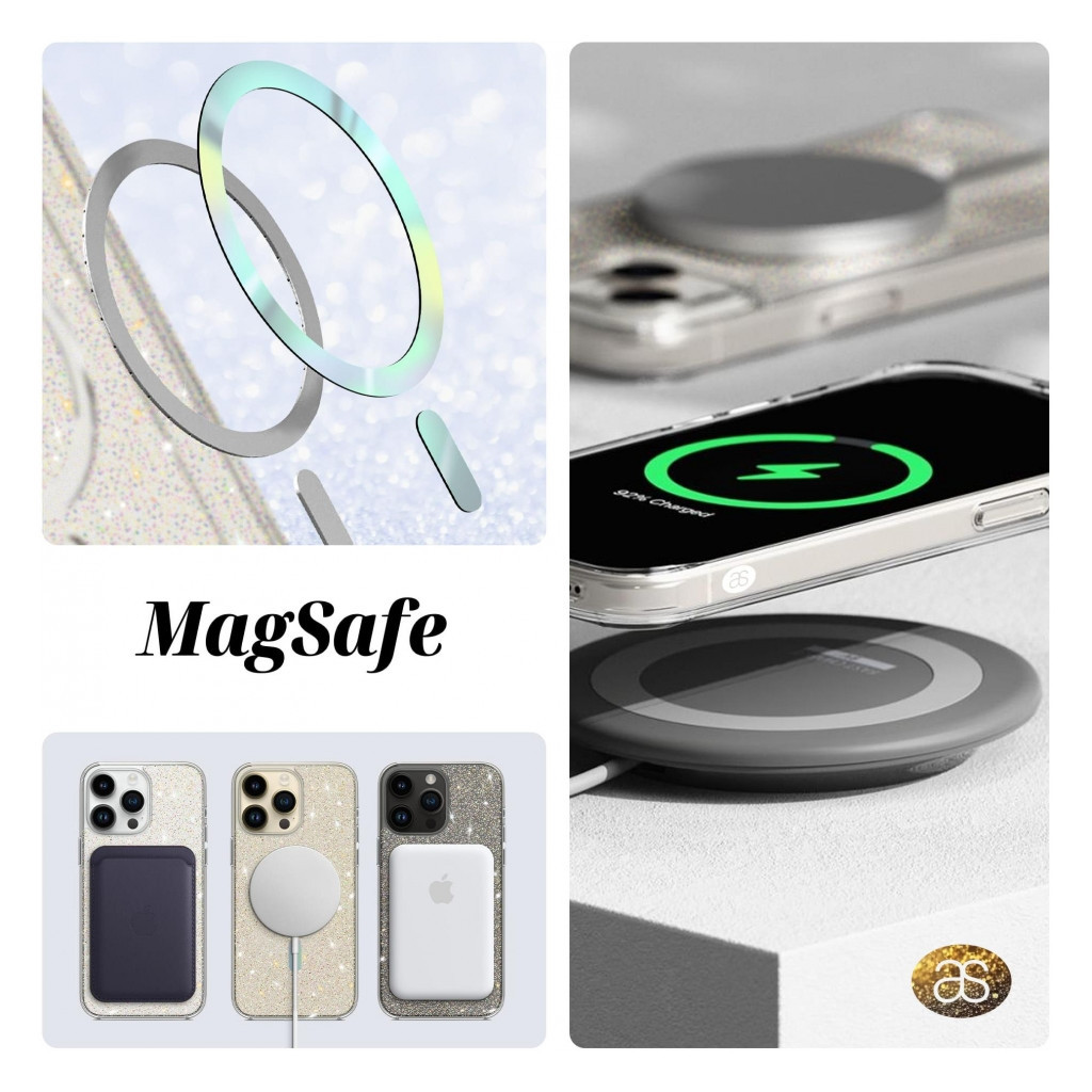 Чохол до мобільного телефона Armorstandart Glow Magsafe Apple iPhone 14 Pro Max Transparent (ARM69725) - зображення 4
