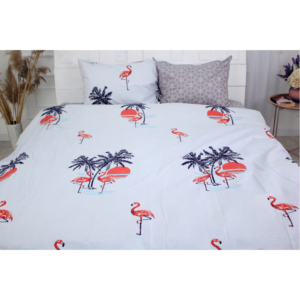 Постільна білизна MirSon Бязь Ranforce Elite 17-0268 Garland King Size (2200004707105) - изображение 1