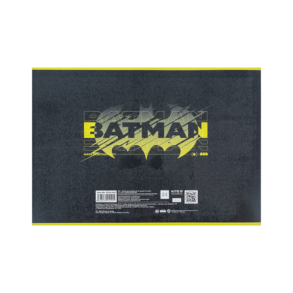 Альбом для малювання Kite DC Comics 24 аркушів (DC24-242) - изображение 4