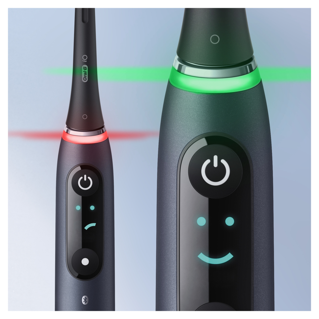 Електрична зубна щітка Oral-B Series 9 DUO iOM9d.2J2.2AD Рожева+Чорна (2) (4210201411574) - зображення 4