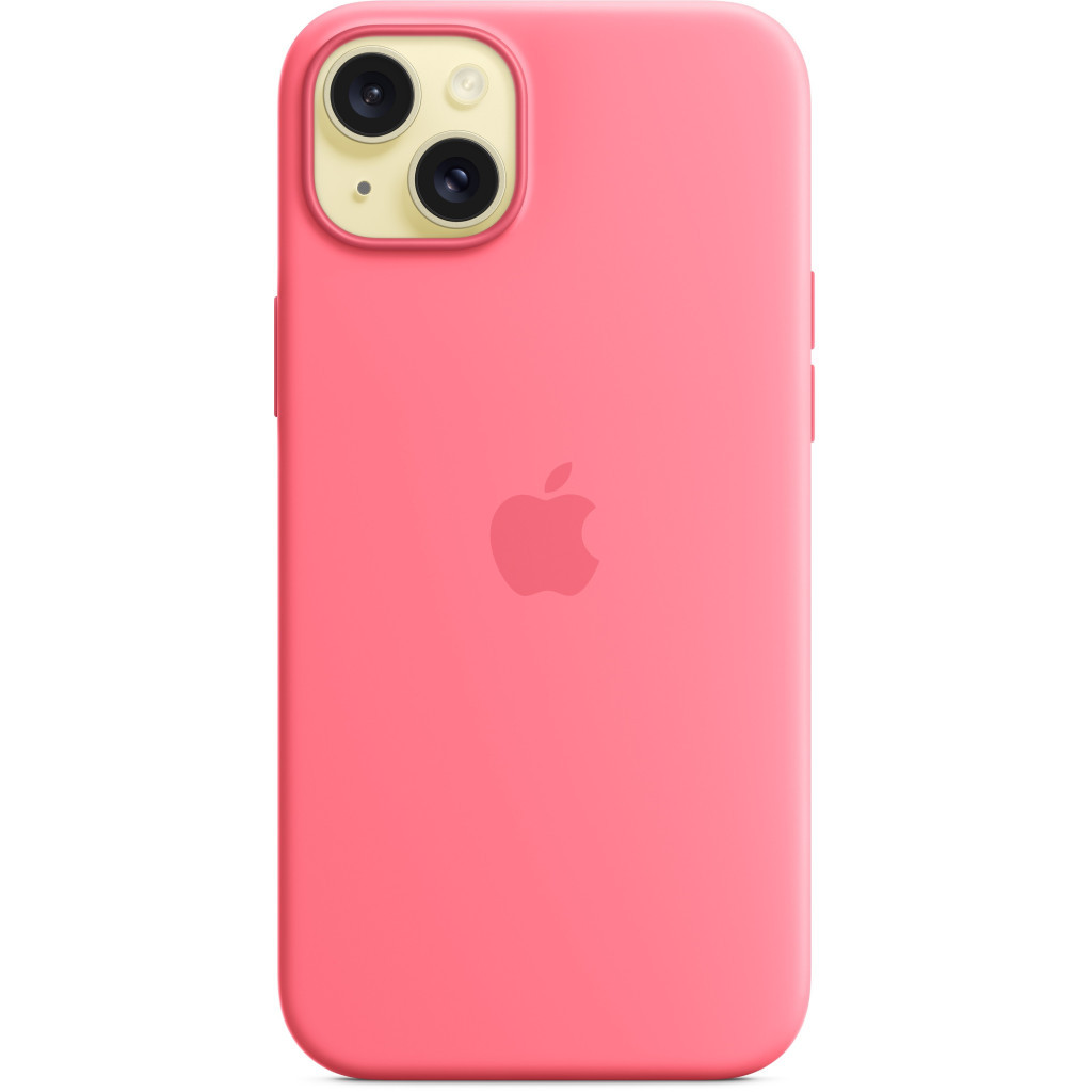 Чохол до мобільного телефона Apple iPhone 15 Plus Silicone Case with MagSafe - Pink, Model A3124 (MWNE3ZM/A) - зображення 3