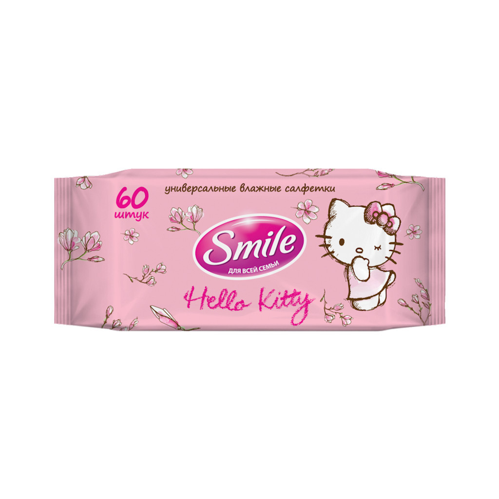 Дитячі вологі серветки Smile baby Minions 60 шт (4823071621020) - зображення 1