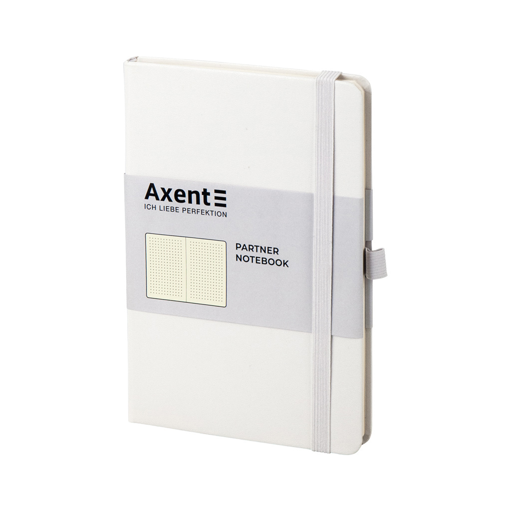 Книга записна Axent Partner 125х195 мм в точку 96 аркушів Біла (8306-21-A) - зображення 2