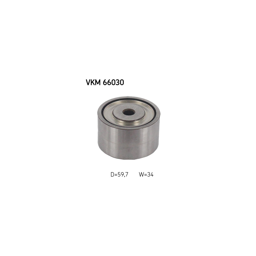 Ролик натягувача ременя SKF VKM 66030 - зображення 1