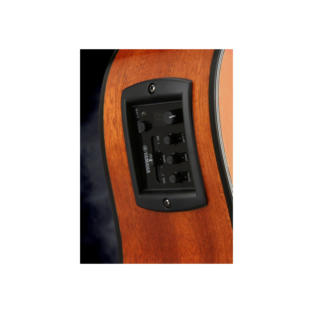Гітара електроакустична Yamaha FGX800C Sand Burst - зображення 5