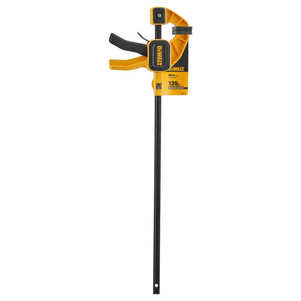Струбцина DeWALT "L" тригерна (швидкозатискна), 600 мм, тиск 135 кг. (DWHT0-83194) - зображення 4