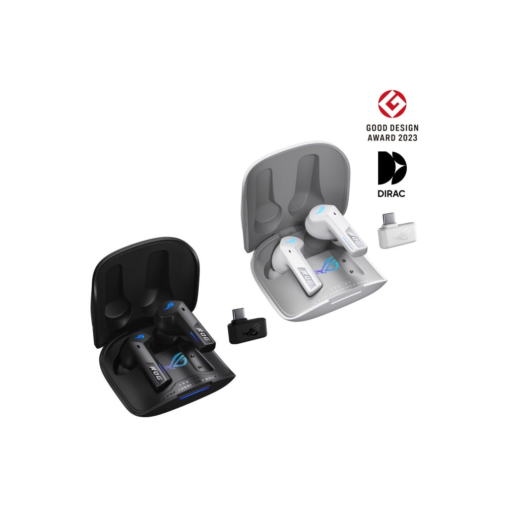 Навушники ASUS ROG Cetra True Wireless SpeedNova White (90YH03Y0-BTUA10) - зображення 8