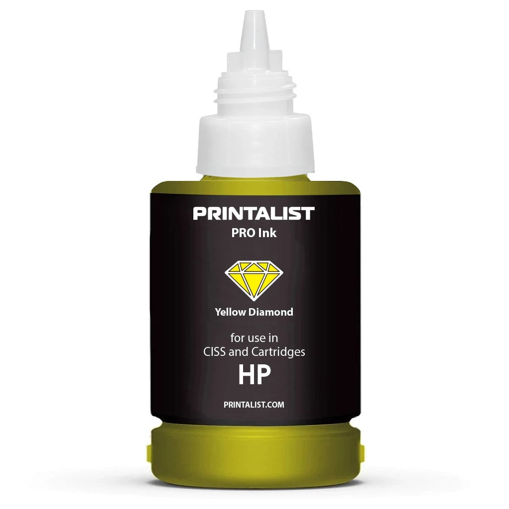 Чорнило Printalist HP 140г Yellow (PL-INK-HP-Y) - зображення 2