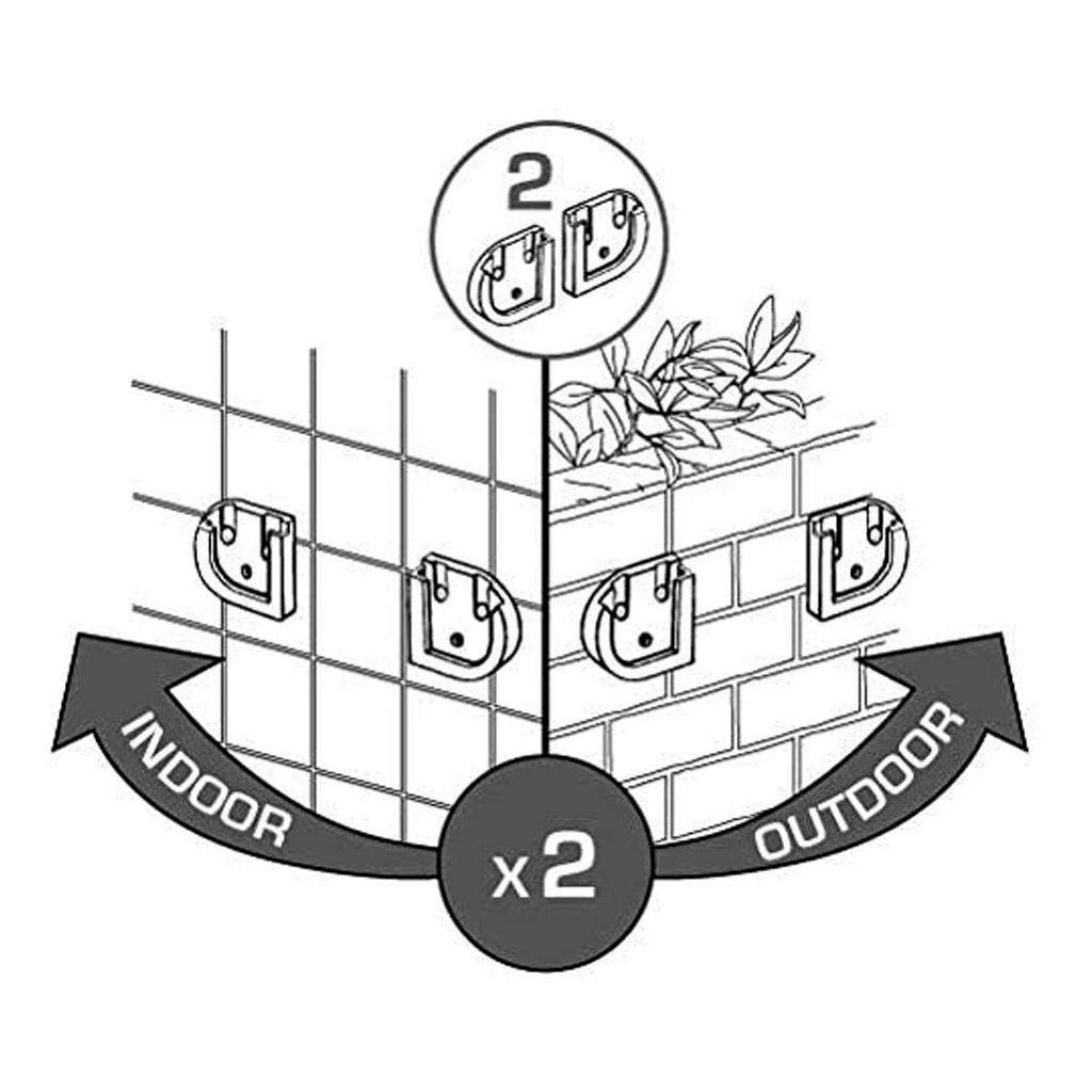 Сушарка для білизни Gimi Telepack 100 настінна 7 м (153795) (928574) - зображення 2