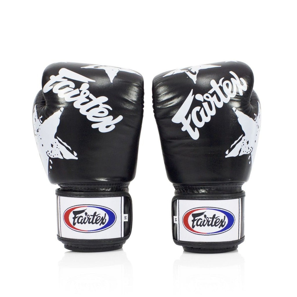 Боксерські рукавички Fairtex BGV1 Nation Print Black 16 унцій (бинти в комплекті) (BGV1_Print_16oz_Black) - зображення 3