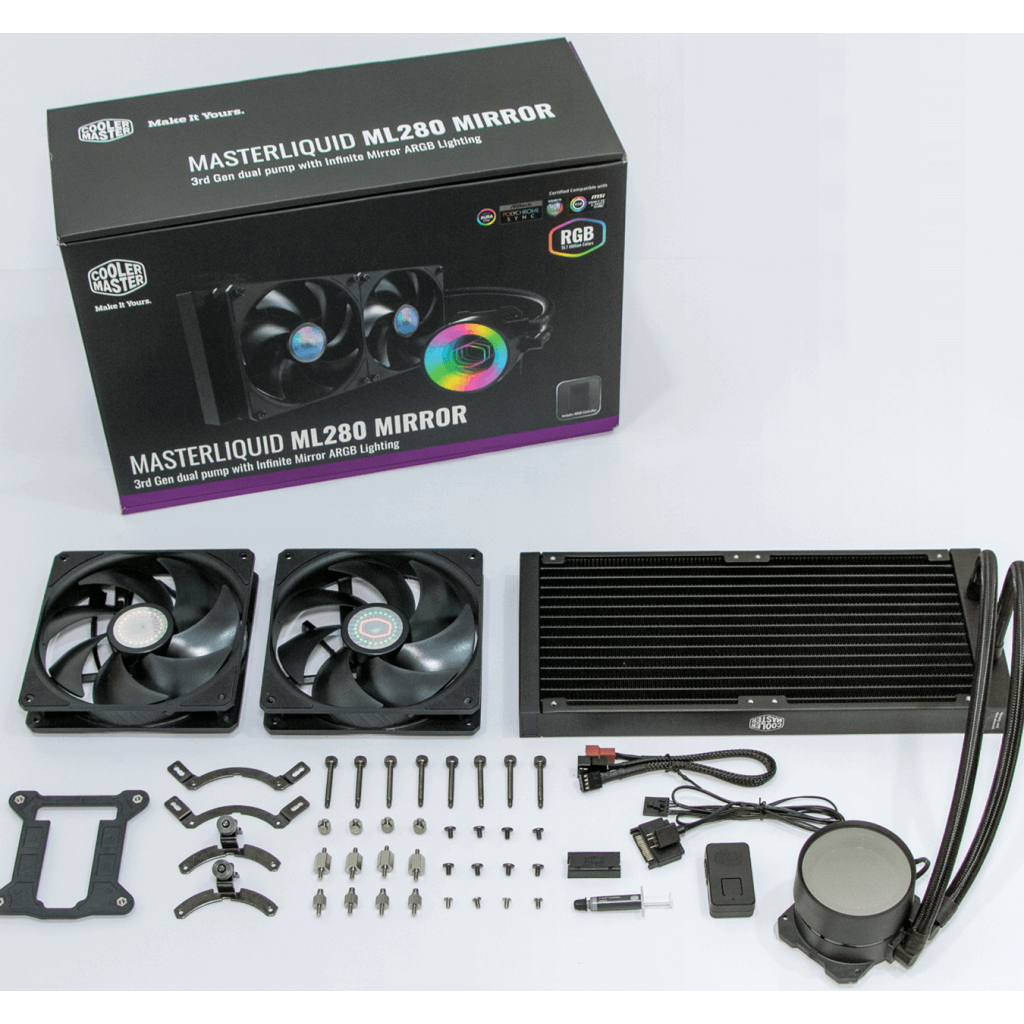 Система рідинного охолодження CoolerMaster MasterLiquid ML280 Mirror (MLX-D28M-A14PK-R1) - зображення 10