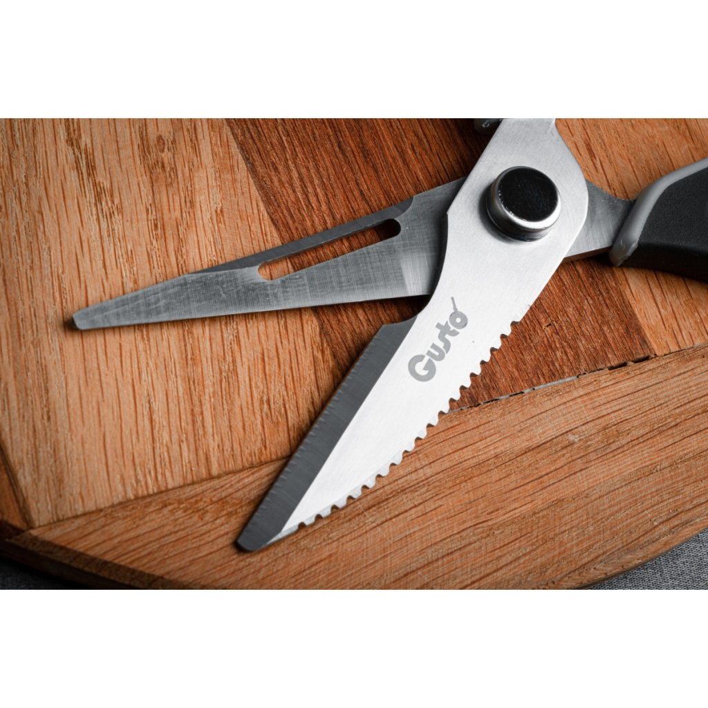 Кухонні ножиці Gusto 23 см Сіро-чорні (GT-6123) - зображення 6