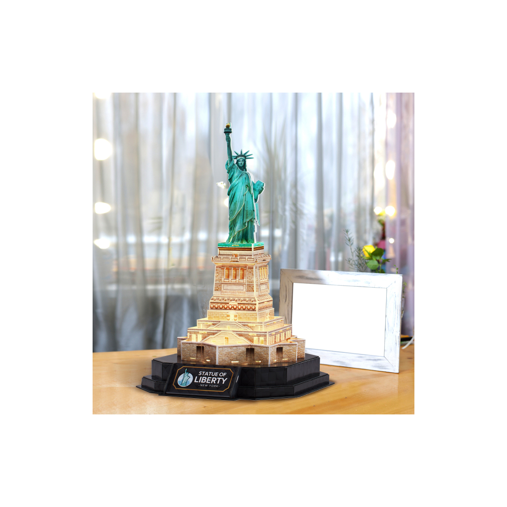 Пазл Cubic Fun тривимірний Статуя Свободи з LED підсвіткою (L536h) - зображення 3