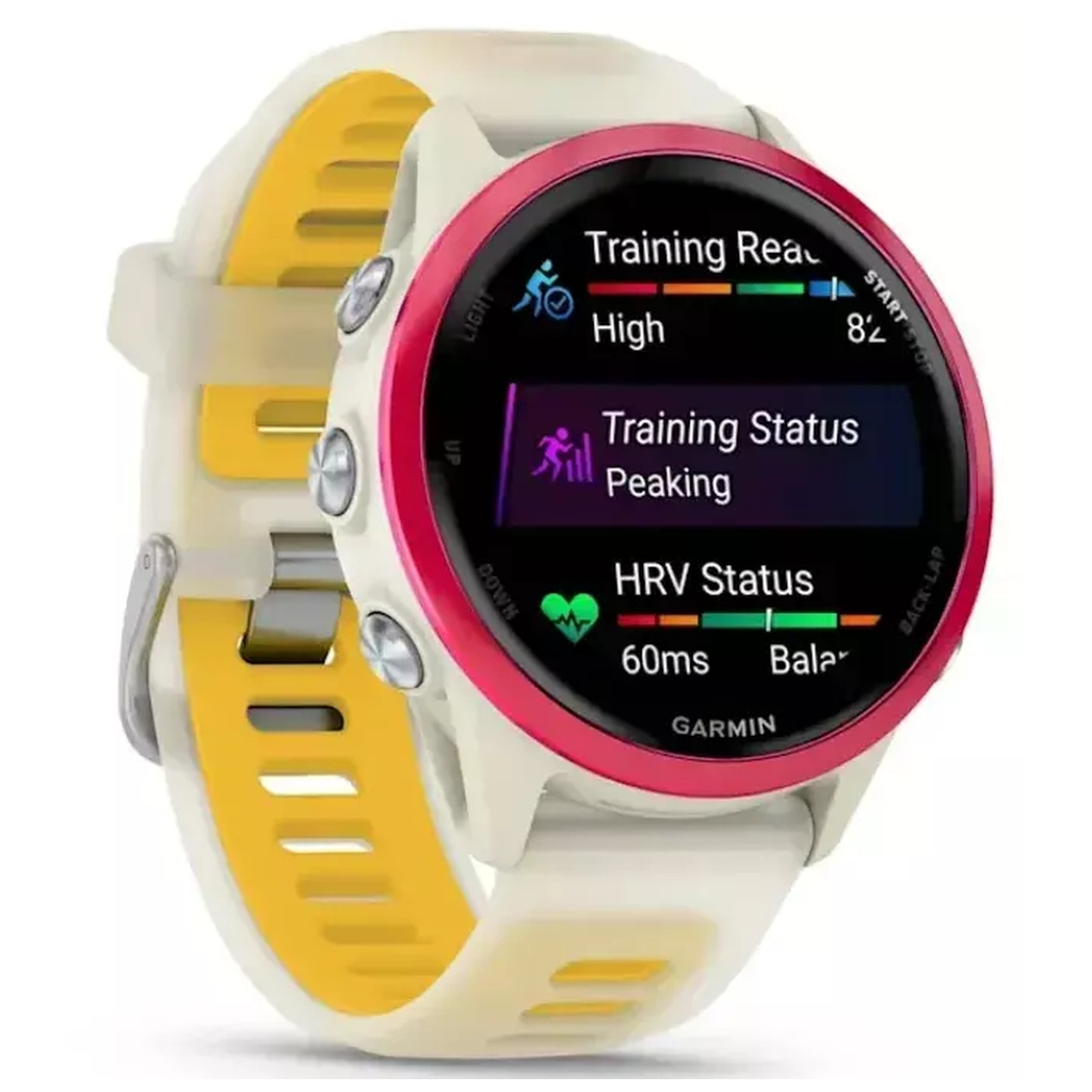 Смарт-годинник Garmin Forerunner 570 - 42MM, Bone/Raspberry/Mango, GPS смарт-годин (010-02970-02) - зображення 3