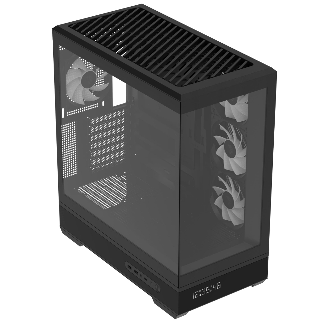 Корпус для ПК AeroCool P500B Digi-BK-v1 Black (ACCM-PN09143.11) - зображення 4