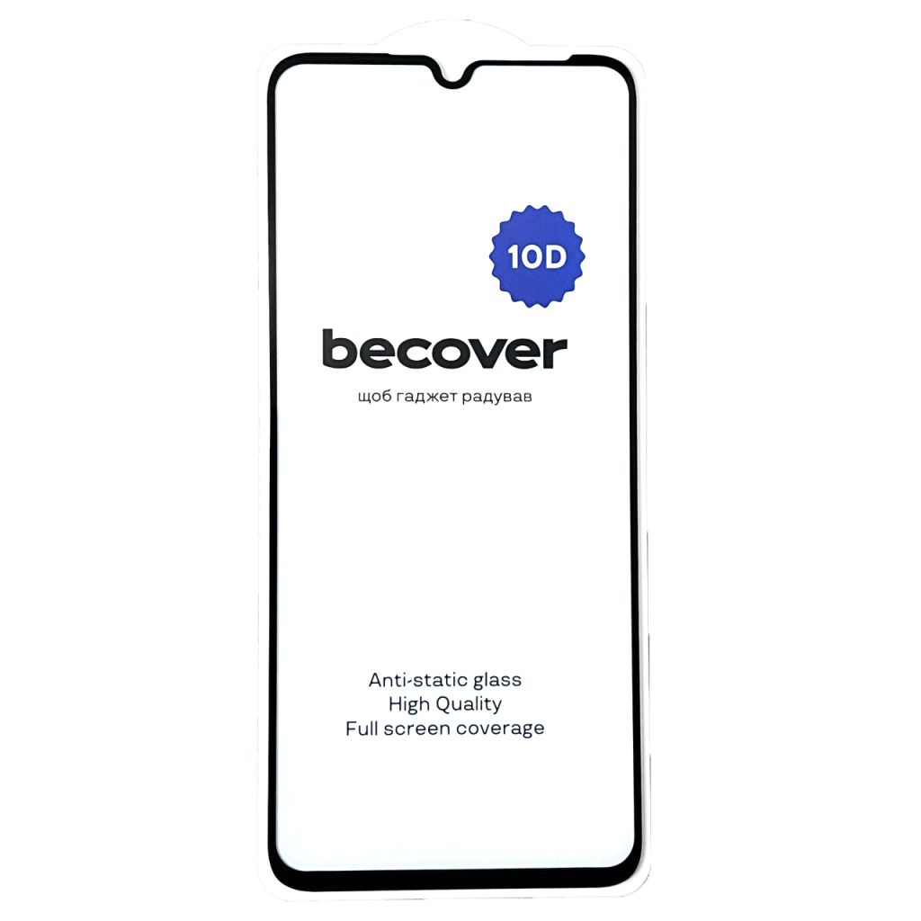 Скло захисне BeCover Honor X7a 10D Black (711334) - зображення 3