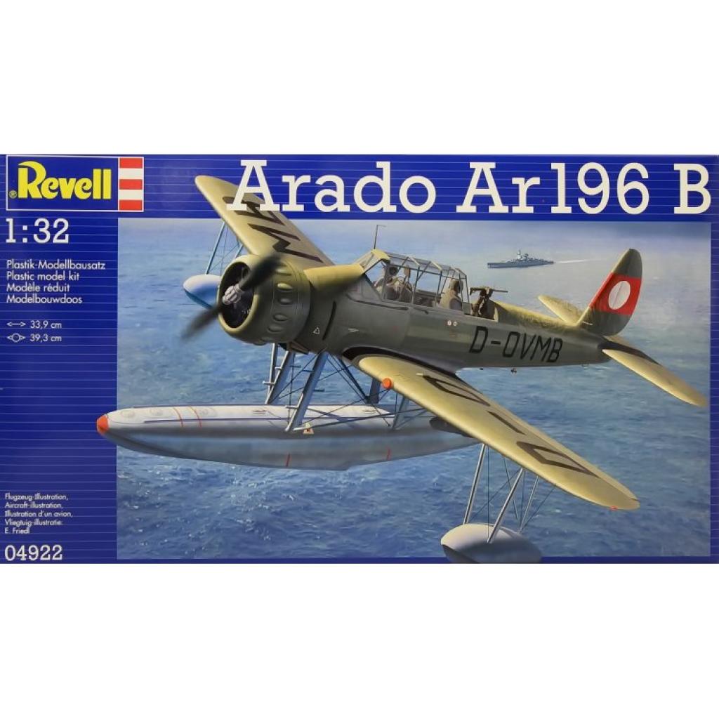 Збірна модель Revell Гідролітак-розвідник Arado Ar196B 1:32 (4922) - зображення 1