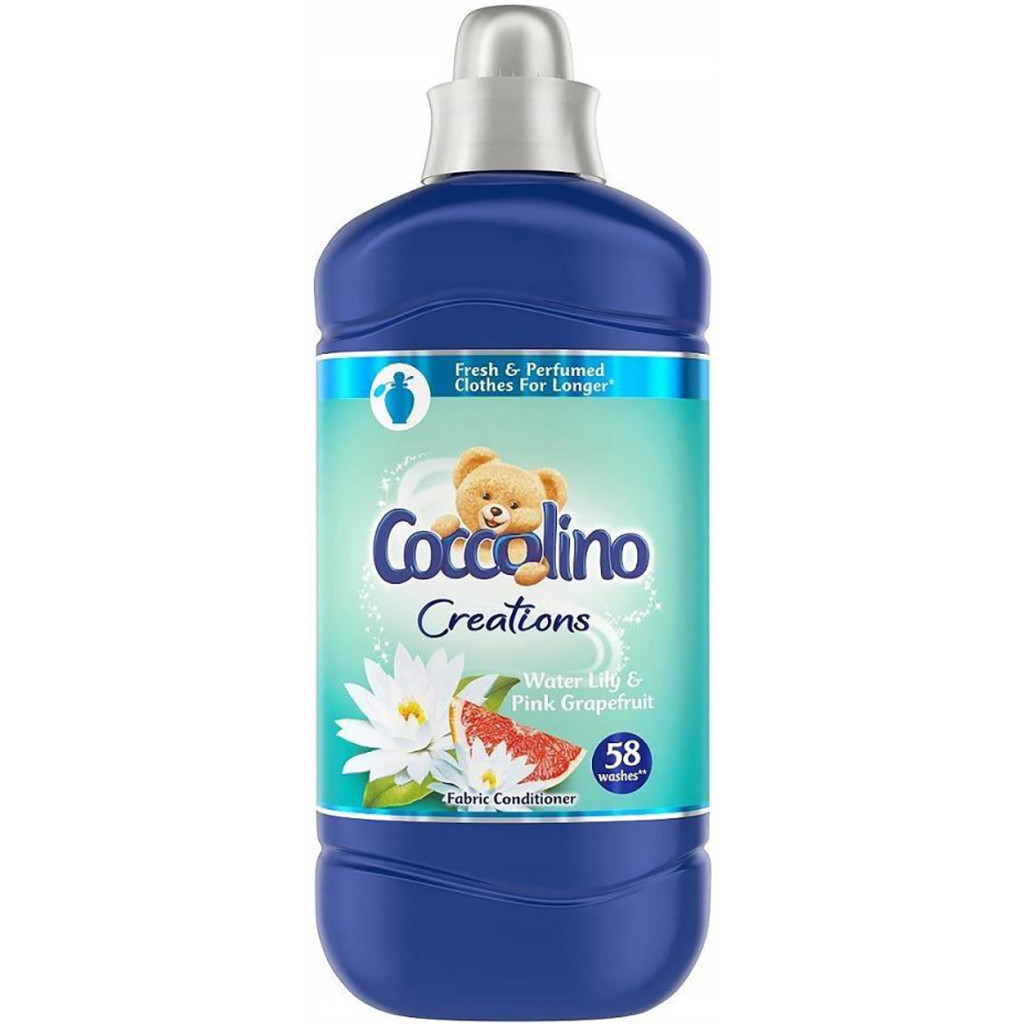 Кондиціонер для білизни Coccolino Creations Water Lily & Pink Grapefruit 1.45 л (8710447283165) - зображення 1