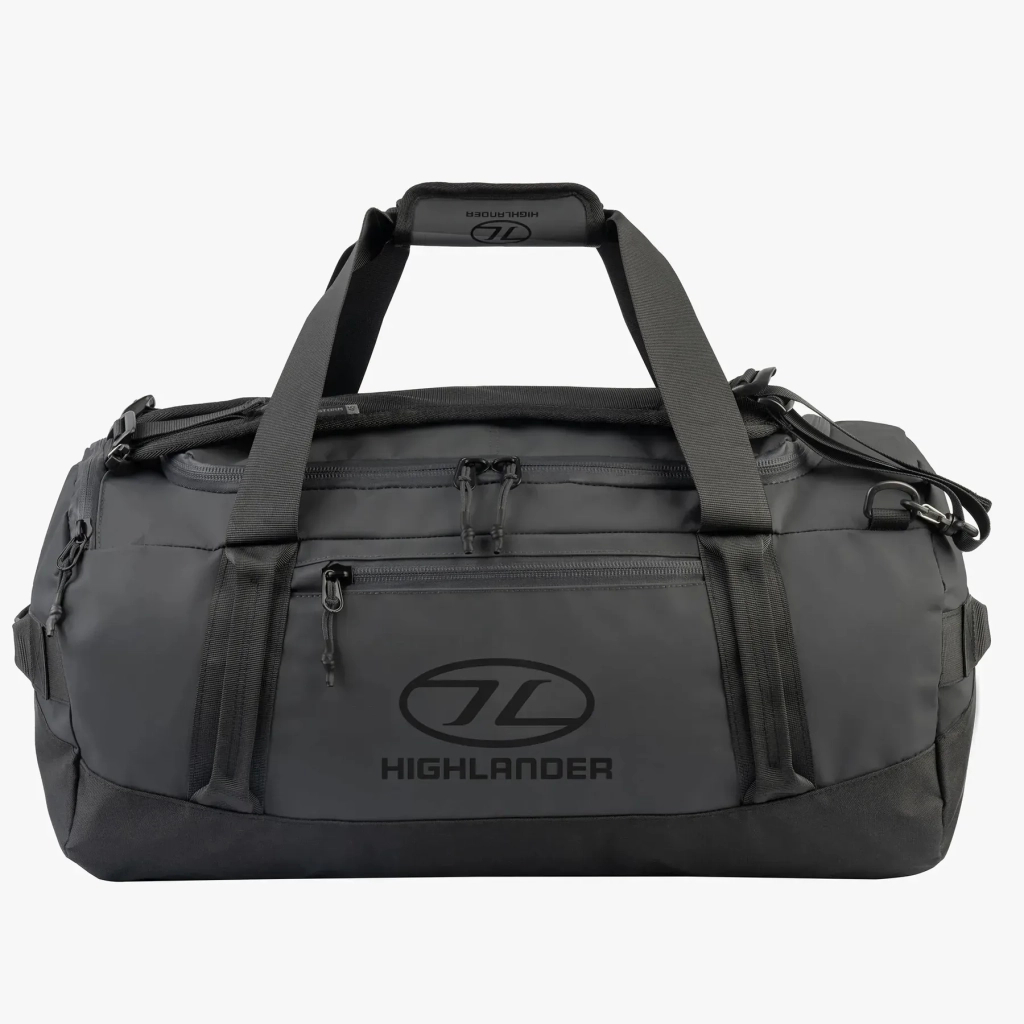 Дорожня сумка Highlander водозахисна Hauler Duffel 45L Black (DB132-BK) (931673) - зображення 1