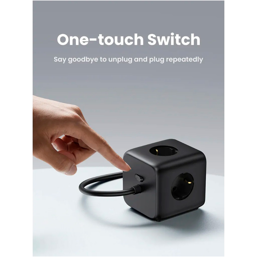 Зарядний пристрій Ugreen 4xUSB 65W DigiNest Cube (2хUSB-C+2xUSB-A) CD268 (60113) - зображення 8