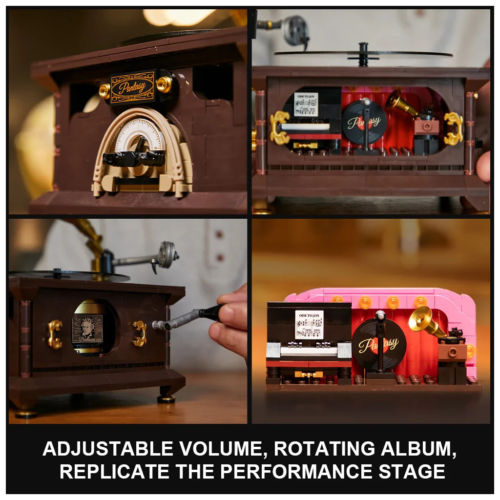 Конструктор Pantasy Original - Retro Ретро-грамофон (85009) - зображення 2