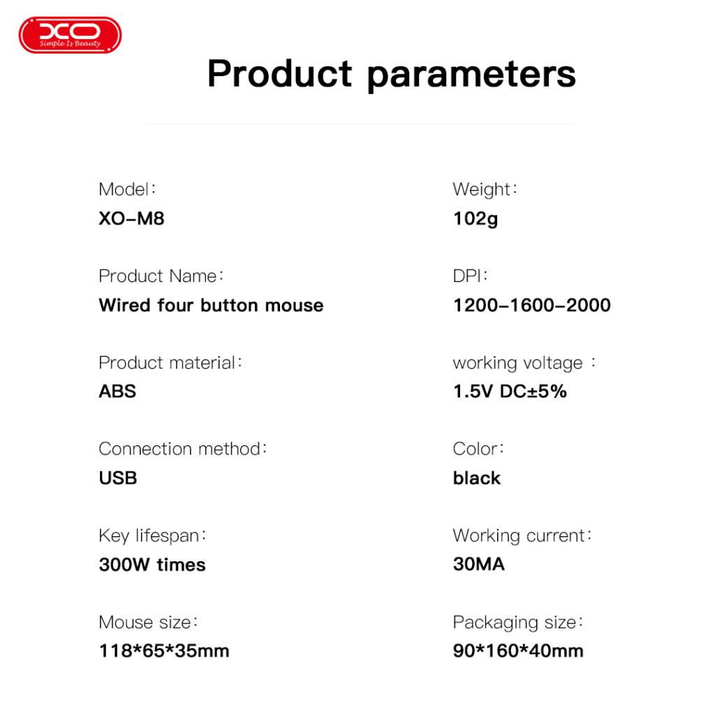 Мишка XO M8 Wireless Black (M8 Black) - зображення 7