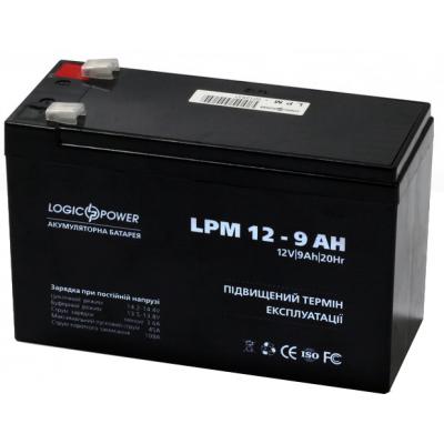 Батарея до ДБЖ LogicPower LPM 12В 9Ah (3866) - зображення 2