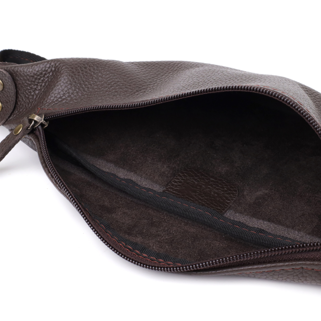 Сумка Shvigel З натуральної шкіри Коричнева (23137) - зображення 7