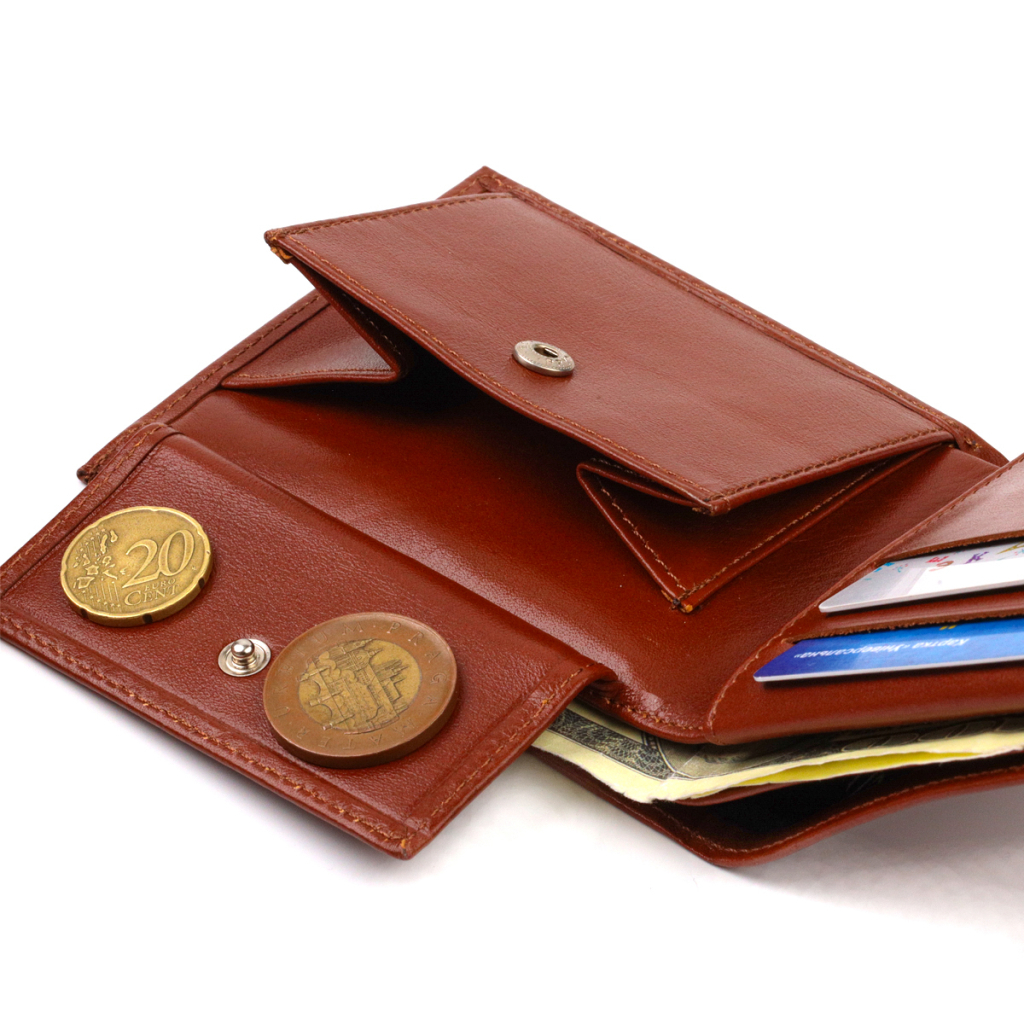 Гаманець Canpellini З натуральної шкіри Коричневе (21780) - зображення 7