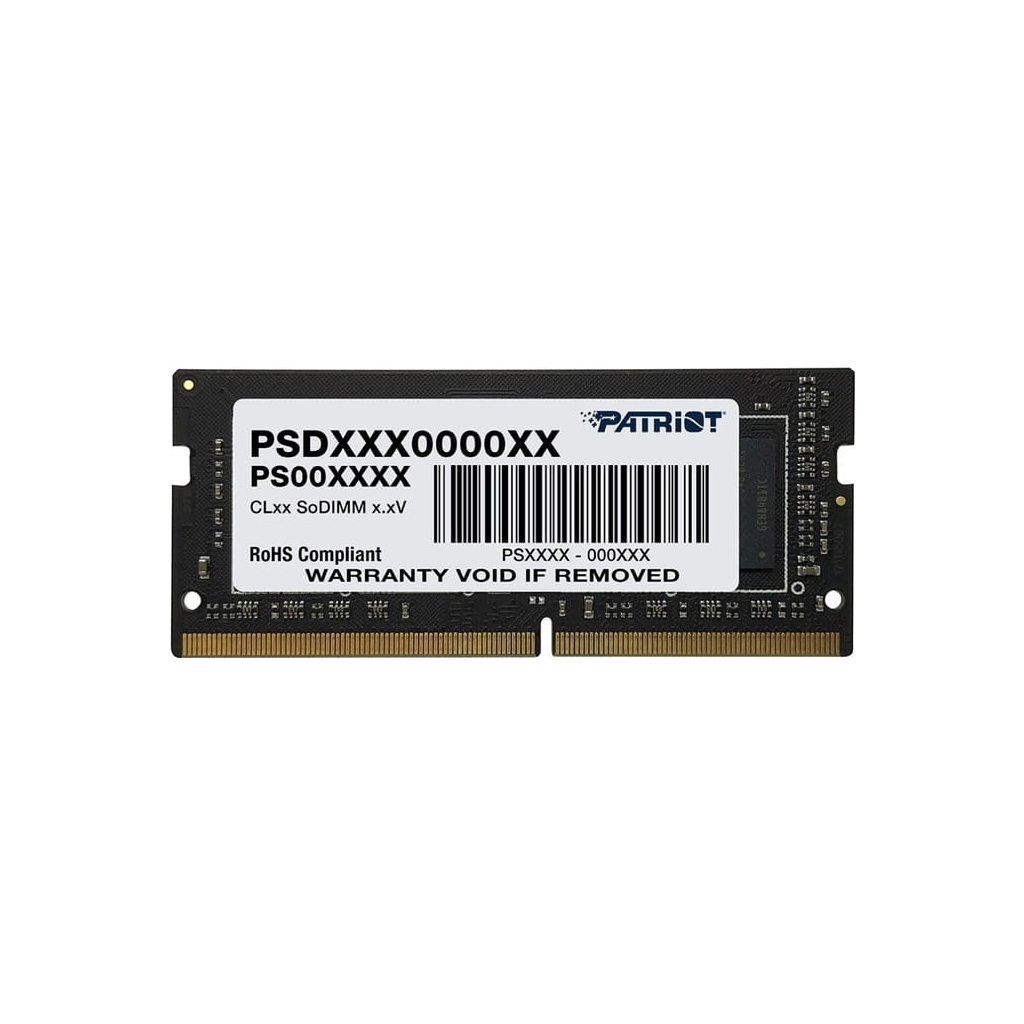 Модуль пам'яті для ноутбука SoDIMM DDR4 16GB 3200 MHz Patriot (PSD416G32002S) - зображення 1