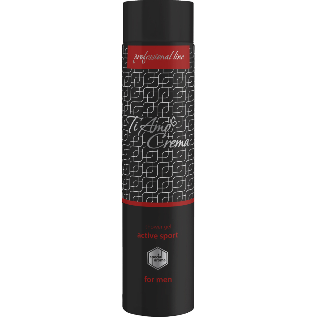 Гель для душу Ti Amo Crema для чоловіків Активний спорт 300 мл (4820195506523) - зображення 1