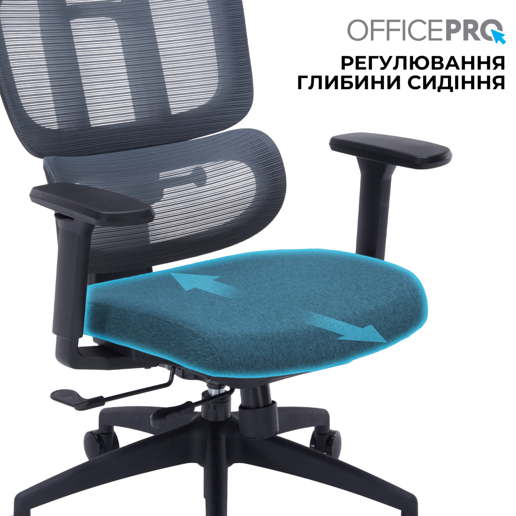 Офісне крісло OfficePro Skyline OC580-B-DG-DG (OC580-B-DG-DG) - зображення 8