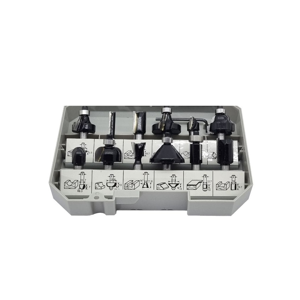 Набір фрез HAISSER набір по дереву, 12 шт. (120863) - зображення 1