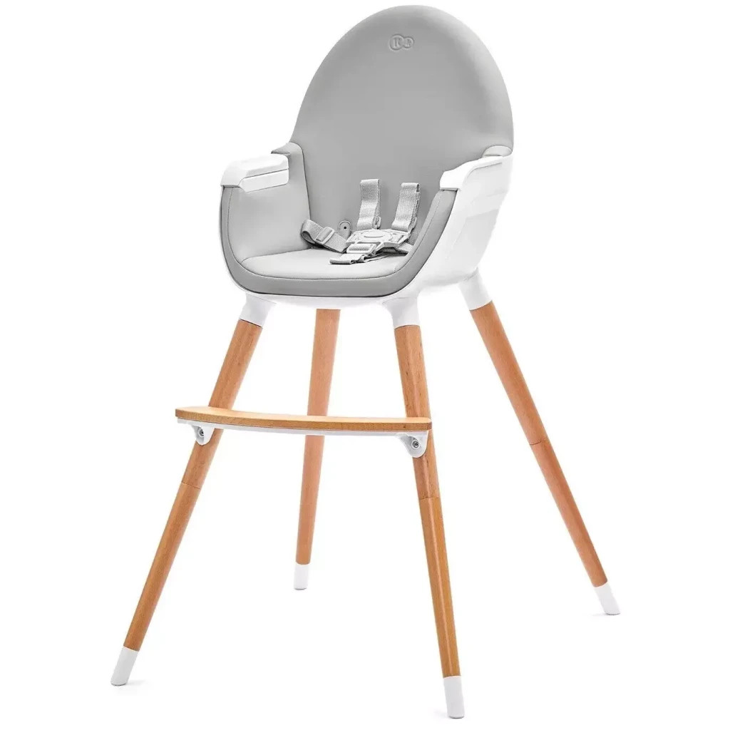 Стілець для годування Kinderkraft 2 в 1 Fini Gray (5902533902903) - зображення 5