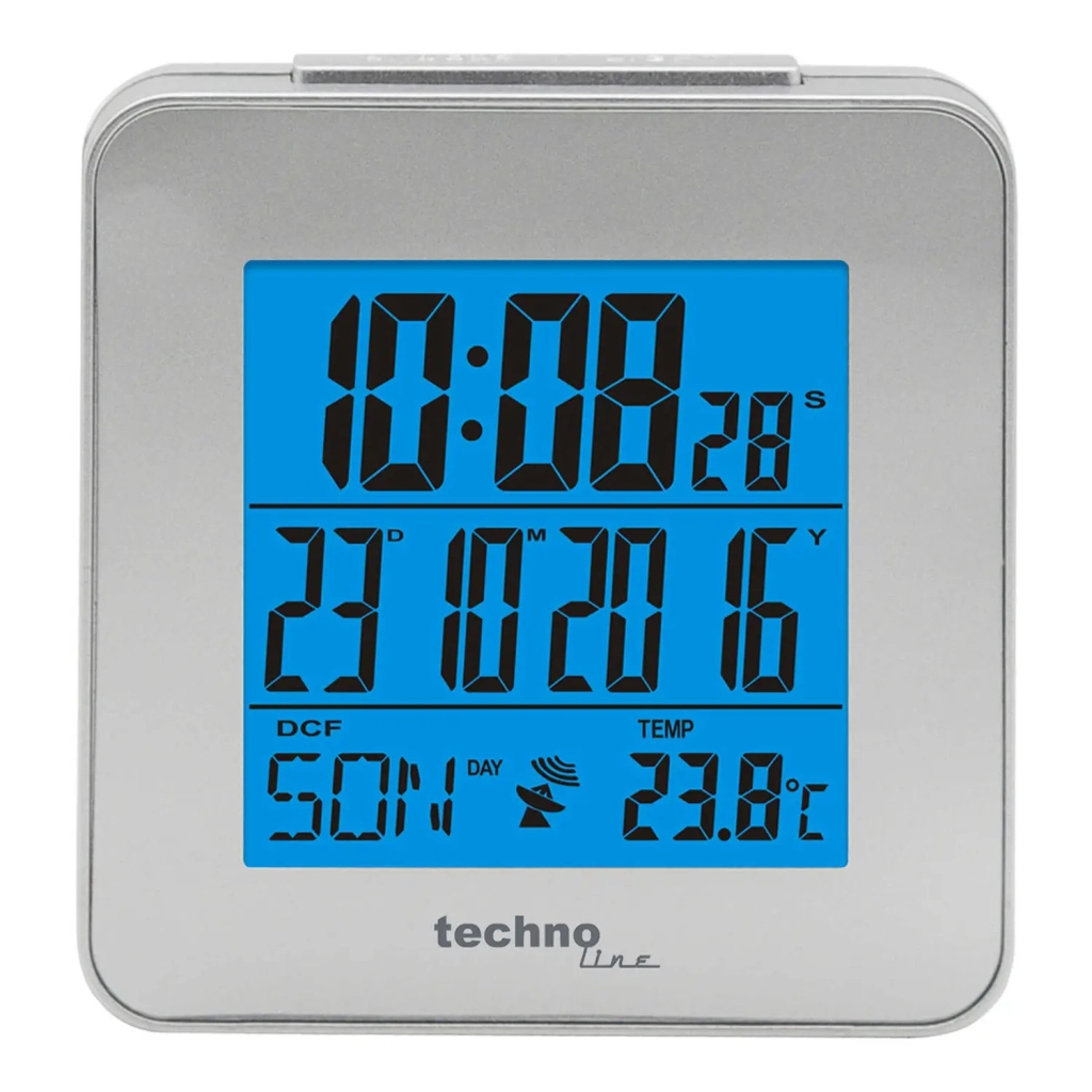Настільний годинник Technoline WT268 Silver (DAS301305) - зображення 1